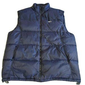 W12e starter mens puffer vest size xlarge blue
